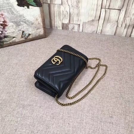 Gucci GG Marmont Mini Bag 488426 Black Gucci GG Marmont Mini Bag 488426 Black