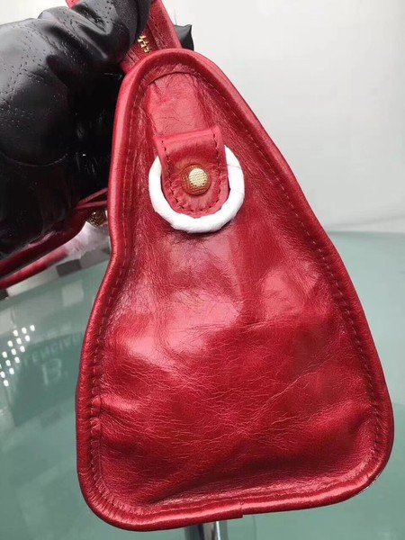 Balenciaga Giant City Gold Studs Handbag 084333 Red Balenciaga Giant City Gold Studs Handbag 084333 Red