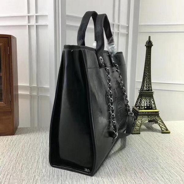 Chanel Tote Bag Calfskin Leather CHA3626 Black Chanel Tote Bag Calfskin Leather CHA3626 Black