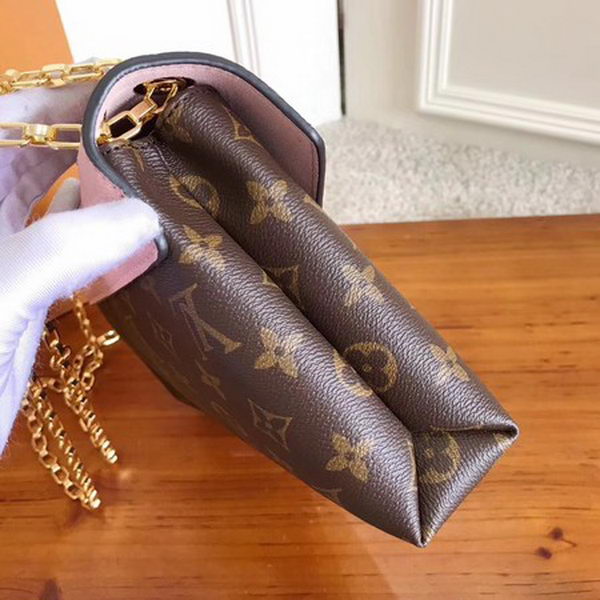 Louis Vuitton Monogram Canvas Pallas Chain Cerise M41201 Pink Louis Vuitton Monogram Canvas Pallas Chain Cerise M41201 Pink