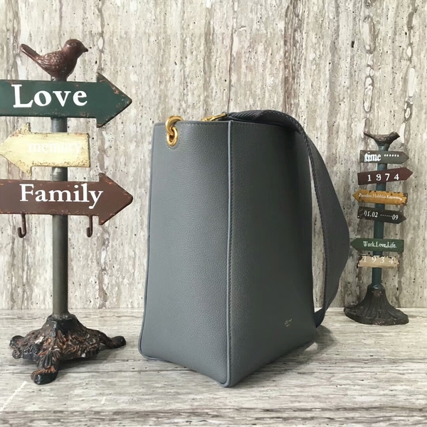 Celine Cabas Phantom Bags Lichee Pattern Leather 77426 Grey Celine Cabas Phantom Bags Lichee Pattern Leather 77426 Grey