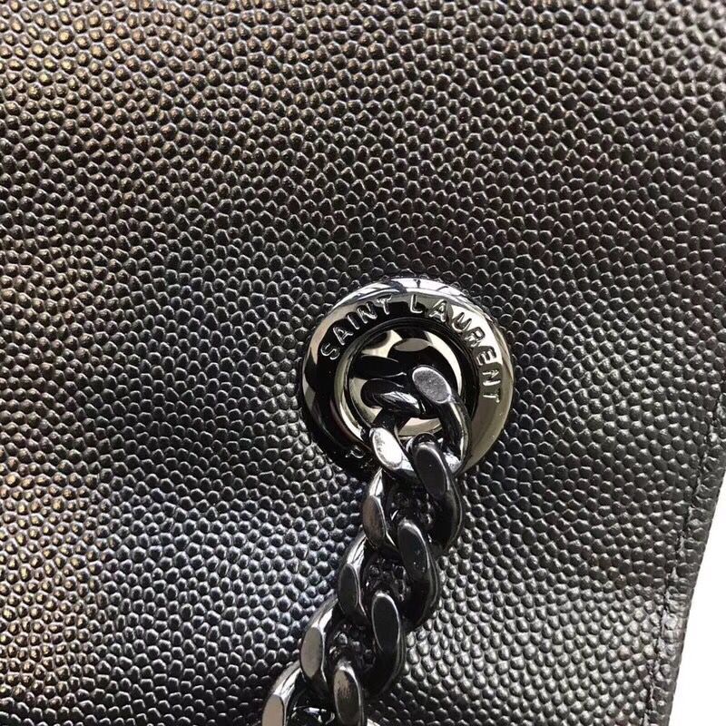 Saint Laurent Classic Monogramme Leather Flap Bag 392738 black Saint Laurent Classic Monogramme Leather Flap Bag 392738 black