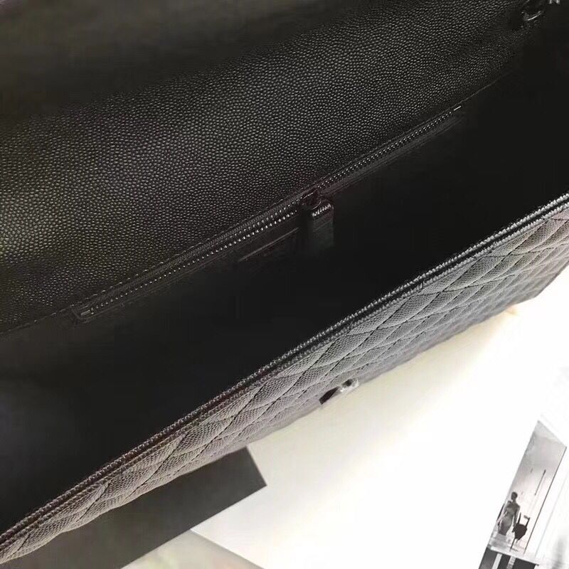 Saint Laurent Classic Monogramme Leather Flap Bag 392738 black Saint Laurent Classic Monogramme Leather Flap Bag 392738 black