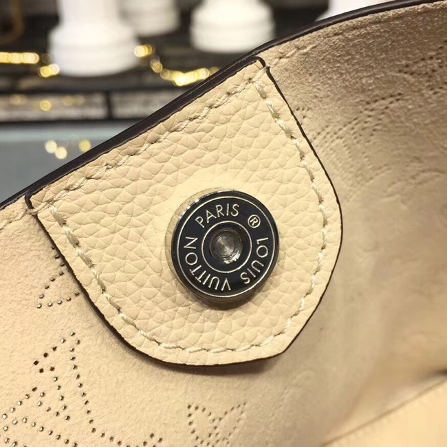 Louis Vuitton original Mahina Leather Tote Bag 54351 cream