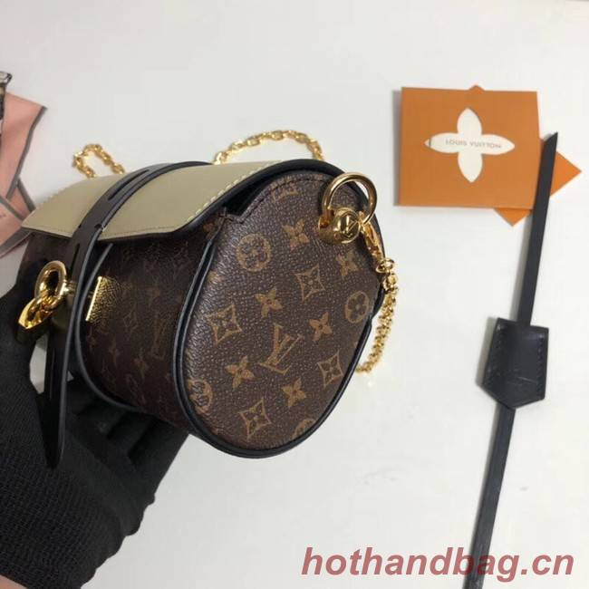 Louis vuitton monogram canvas GLASSES CASE M43903 creamy-white