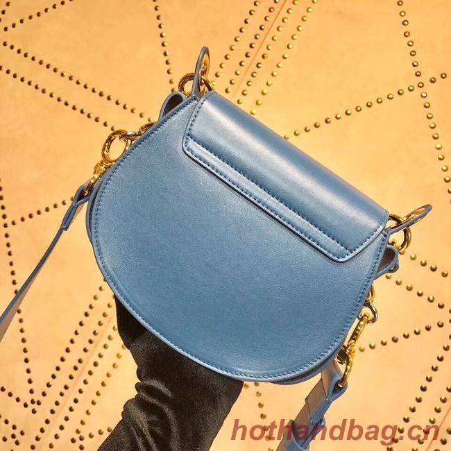 CHLOE Tess Small leather shoulder bag 3E153 blue CHLOE Tess Small leather shoulder bag 3E153 blue
