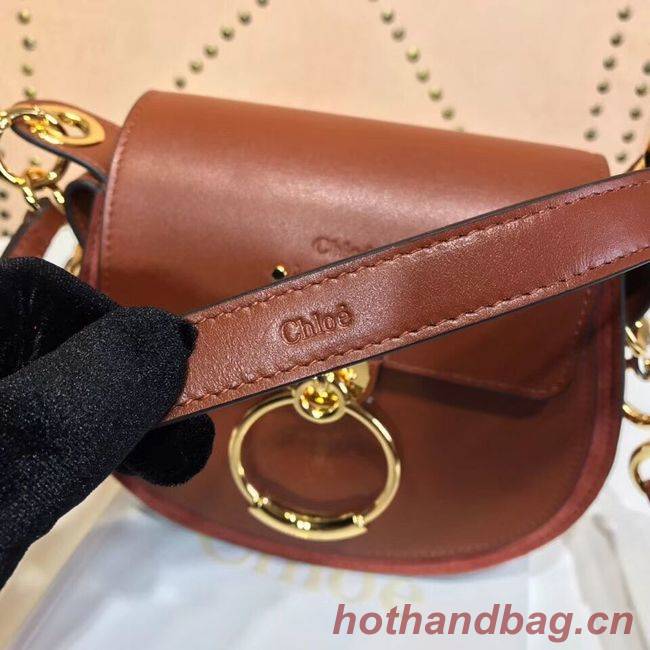 CHLOE Tess Small leather shoulder bag 3E153 camel CHLOE Tess Small leather shoulder bag 3E153 camel
