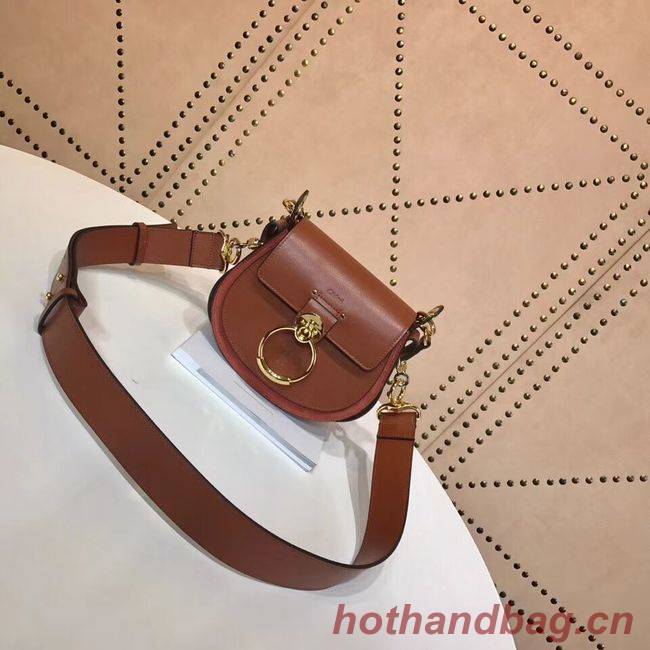 CHLOE Tess Small leather shoulder bag 3E153 camel CHLOE Tess Small leather shoulder bag 3E153 camel