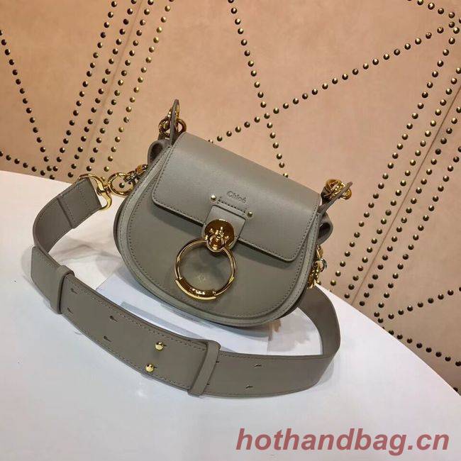 CHLOE Tess Small leather shoulder bag 3E153 grey CHLOE Tess Small leather shoulder bag 3E153 grey