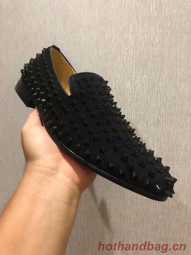 CHRISTIAN LOUBOUTIN Pik Boat glitter leather sneakers CL1030 CHRISTIAN LOUBOUTIN Pik Boat glitter leather sneakers CL1030