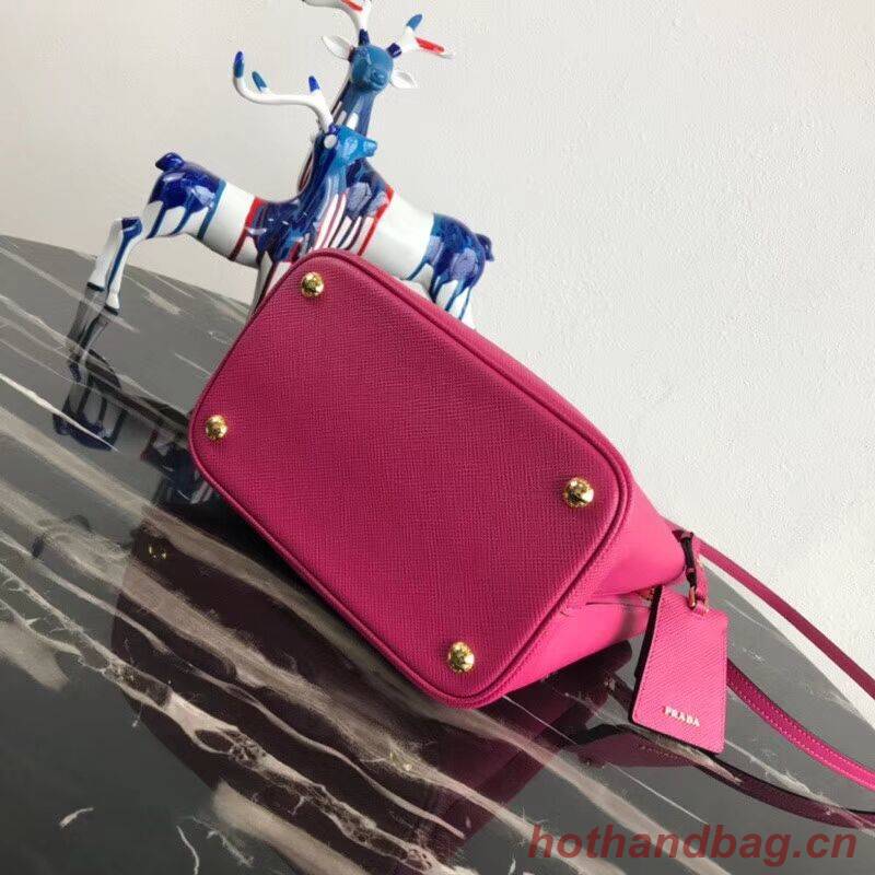 Prada Double Saffiano leather bag 1BA212 rose Prada Double Saffiano leather bag 1BA212 rose