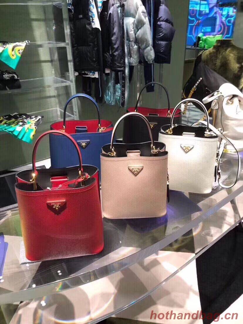 Prada Double Saffiano leather bag 1BA212 rose Prada Double Saffiano leather bag 1BA212 rose
