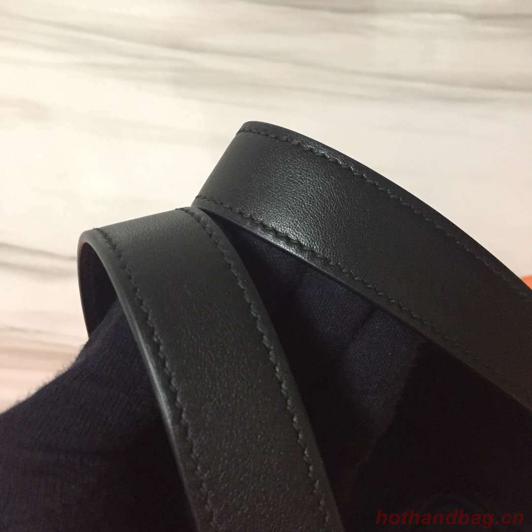 Hermes Picotin Lock 22cm Bags Litchi Leather HPT88 black Hermes Picotin Lock 22cm Bags Litchi Leather HPT88 black