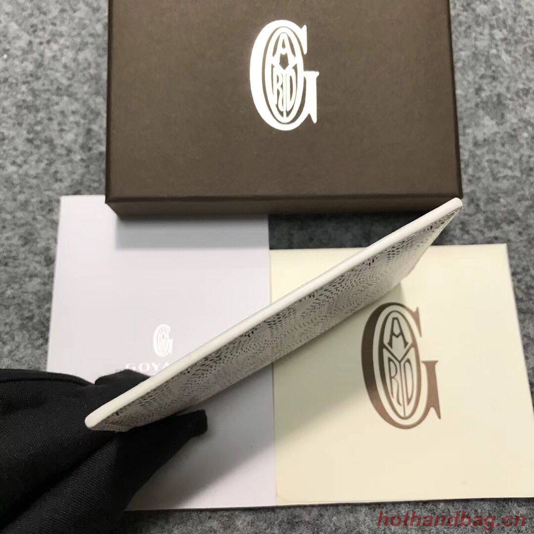 Goyard Card Holder 9957 white Goyard Card Holder 9957 white