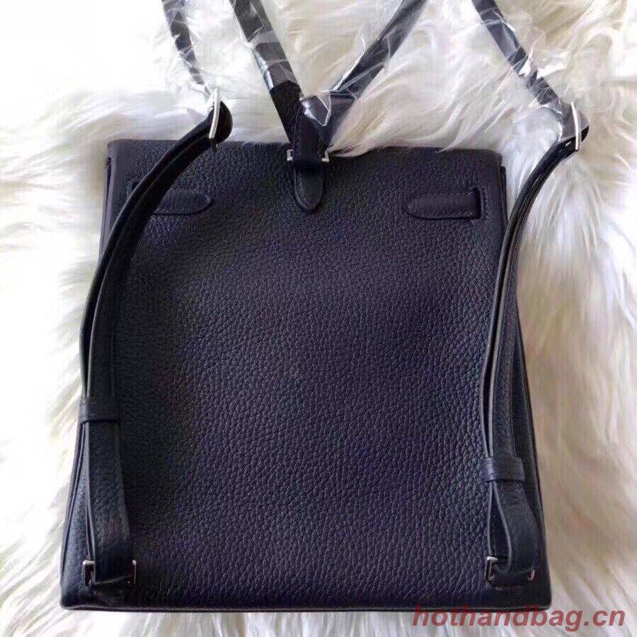 Hermes Kelly Ado Backpack H2398 Black Hermes Kelly Ado Backpack H2398 Black