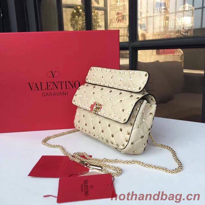 VALENTINO leather bag 0051 White VALENTINO leather bag 0051 White