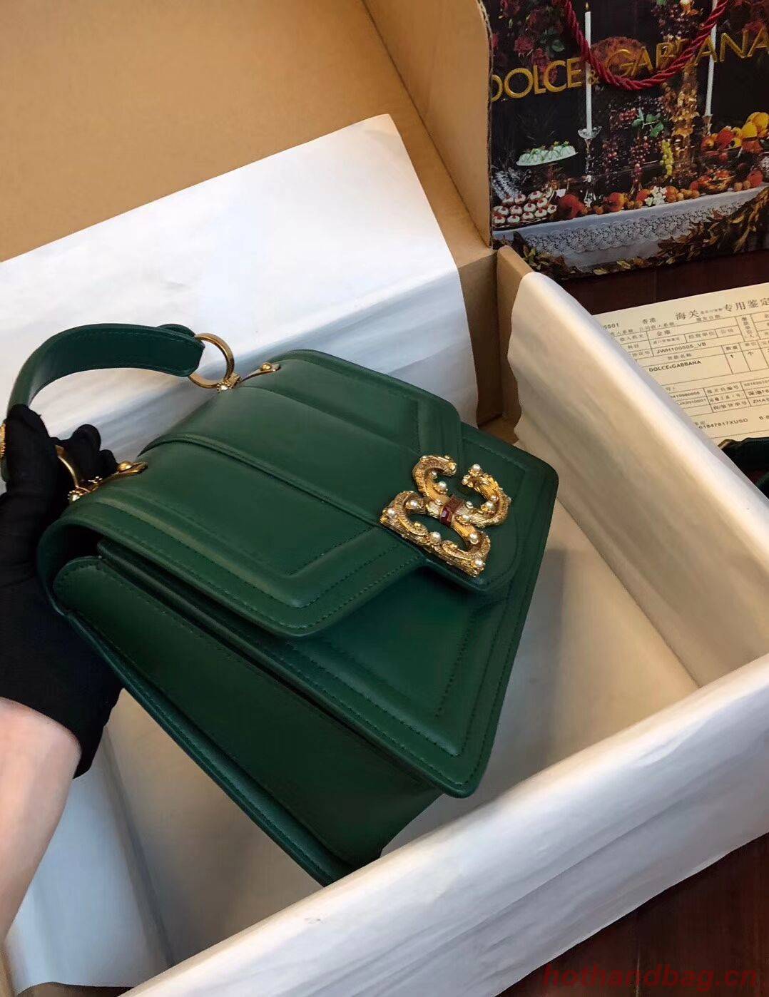 Dolce & Gabbana Origianl Leather Bag 4916 Green Dolce & Gabbana Origianl Leather Bag 4916 Green
