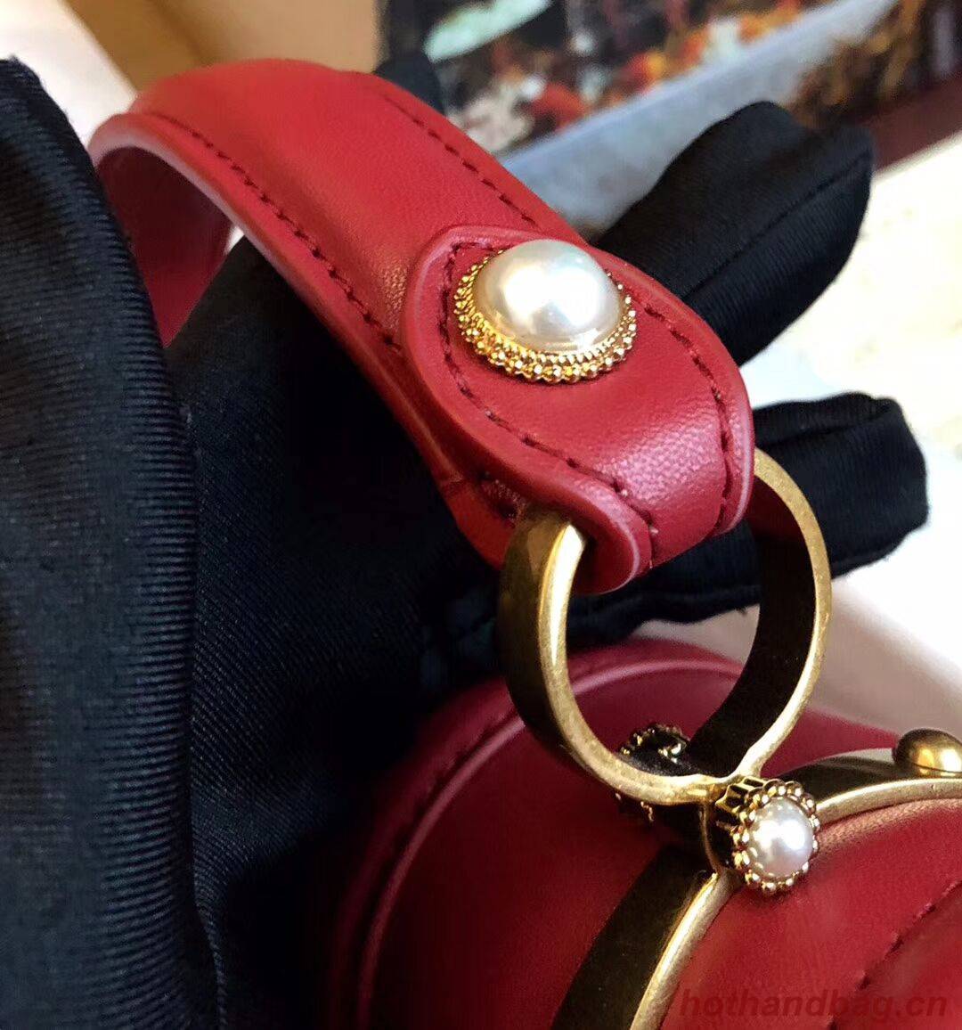 Dolce & Gabbana Origianl Leather Bag 4916 Red Dolce & Gabbana Origianl Leather Bag 4916 Red