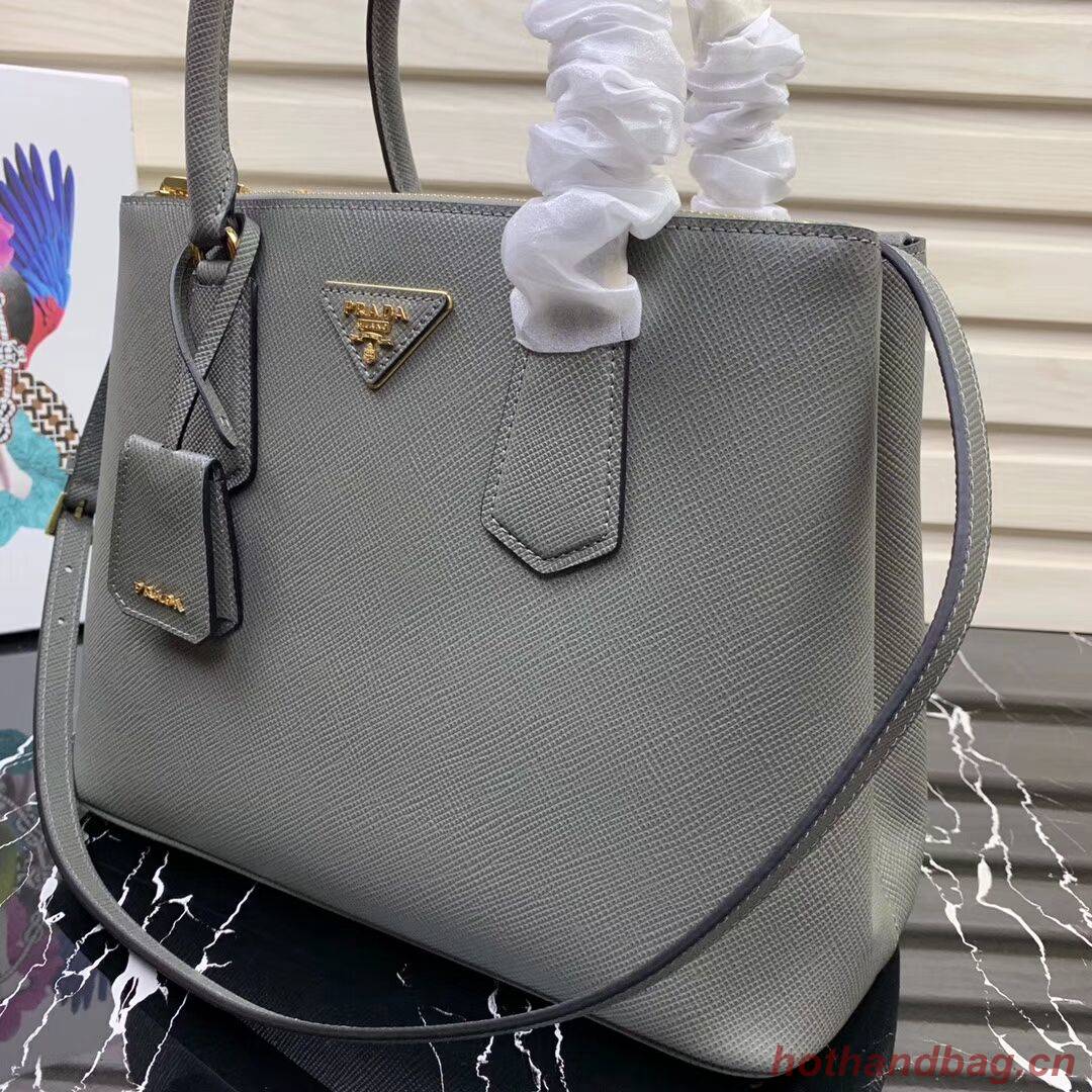 Prada Galleria Saffiano Leather Bag 1BA232 Grey Prada Galleria Saffiano Leather Bag 1BA232 Grey