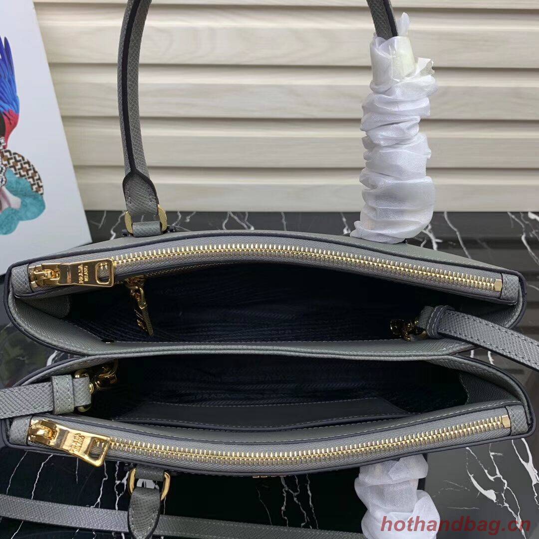 Prada Galleria Saffiano Leather Bag 1BA232 Grey Prada Galleria Saffiano Leather Bag 1BA232 Grey