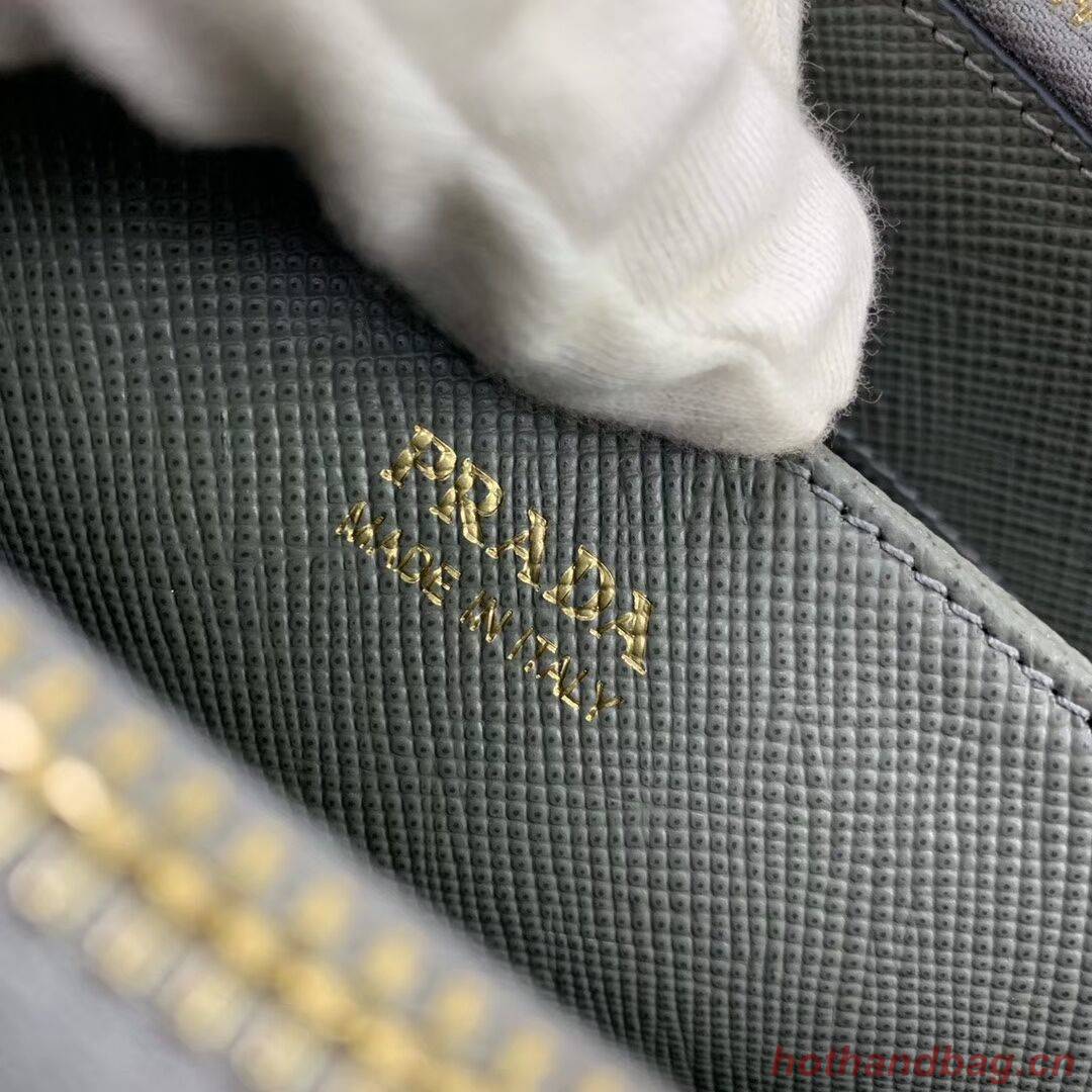 Prada Galleria Saffiano Leather Bag 1BA232 Grey Prada Galleria Saffiano Leather Bag 1BA232 Grey