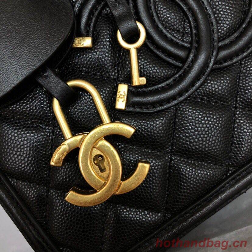 Chanel Cosmetic Bag A93343 black Chanel Cosmetic Bag A93343 black