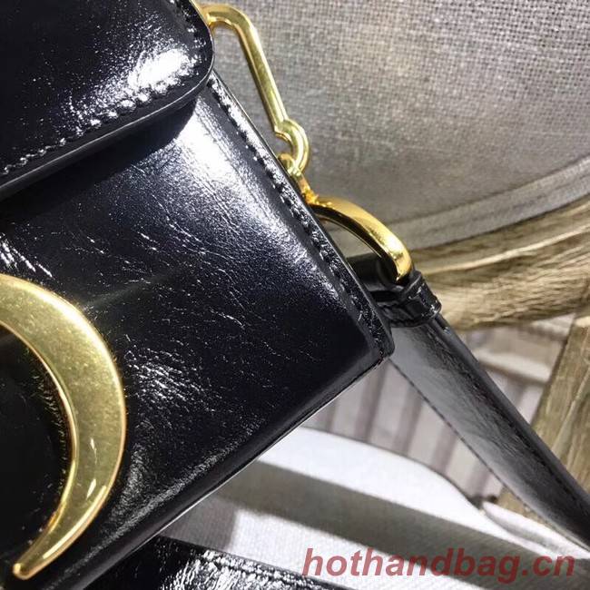 Dior 30 MONTAIGNE Sheep leatherJACQUARD BOX BAG M928 black