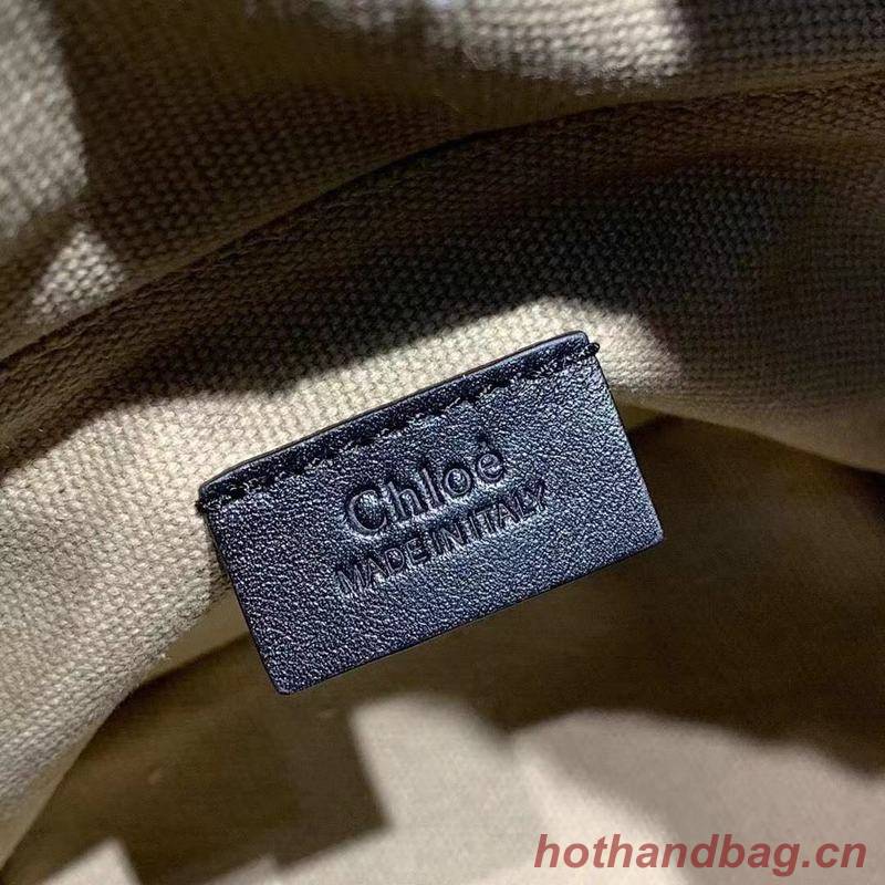 Chloe Roy Mini Smooth Leather Bucket Bag 3S508 Black Chloe Roy Mini Smooth Leather Bucket Bag 3S508 Black