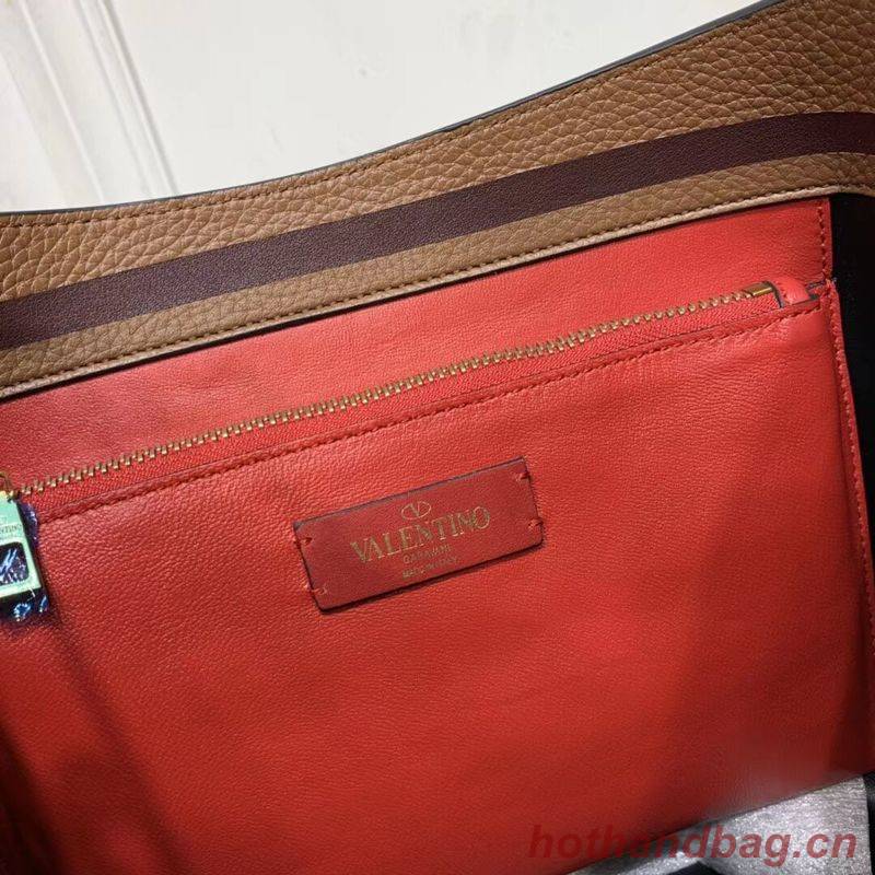VALENTINO Origianl Palm Leather Bag V5002 Brown VALENTINO Origianl Palm Leather Bag V5002 Brown
