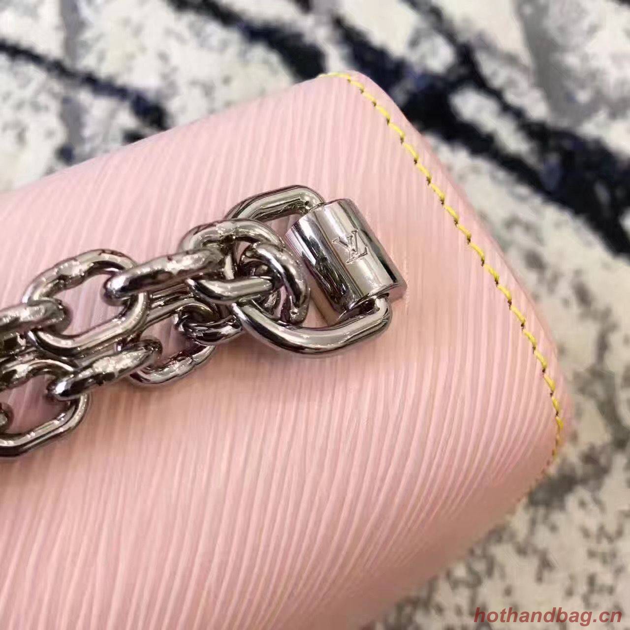 Louis Vuitton Original Epi Leather Twist MM M50380 Pink Louis Vuitton Original Epi Leather Twist MM M50380 Pink