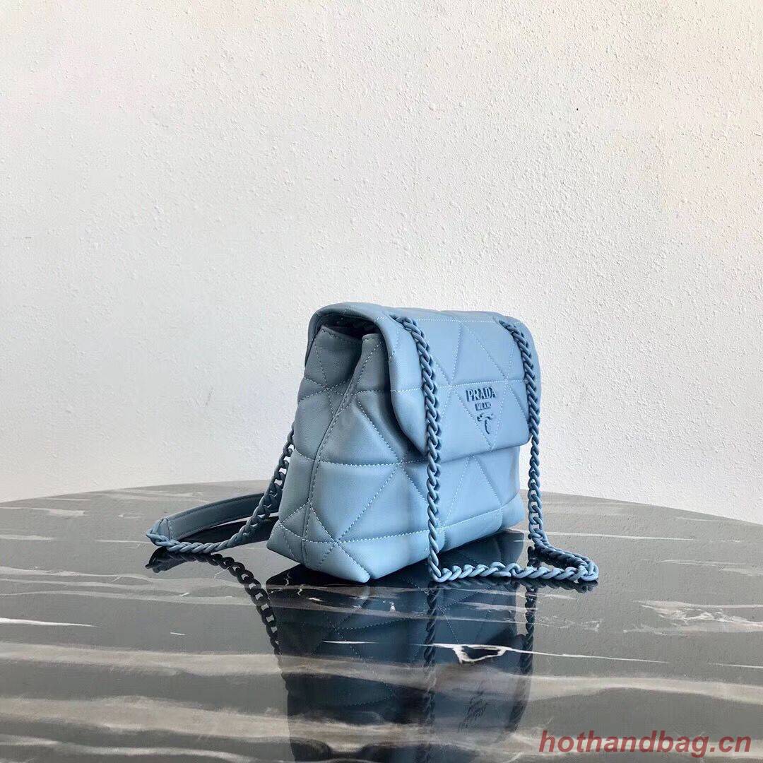 Small Prada Spectrum shoulder bag 1BD233 Blue Small Prada Spectrum shoulder bag 1BD233 Blue
