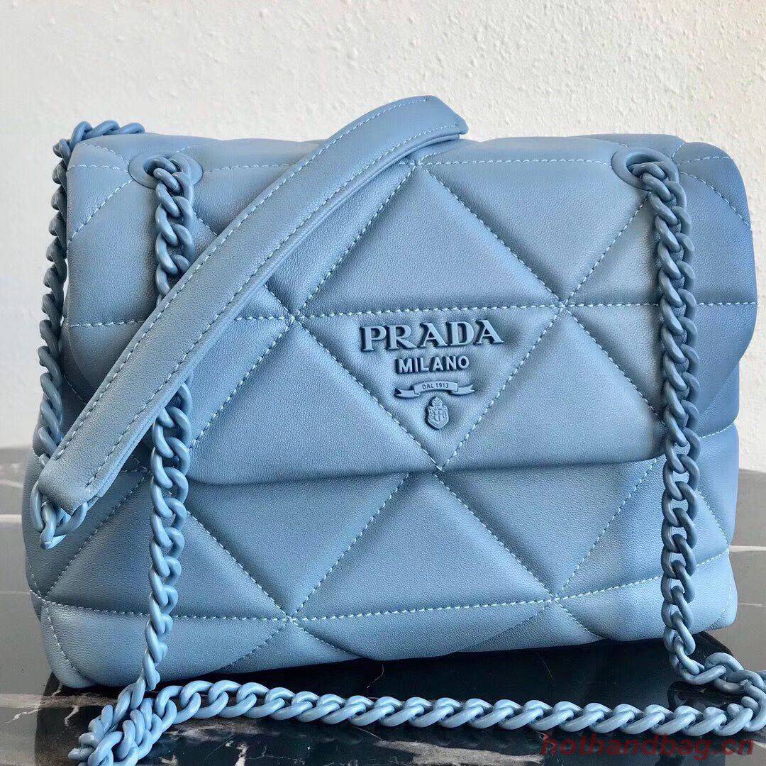 Small Prada Spectrum shoulder bag 1BD233 Blue Small Prada Spectrum shoulder bag 1BD233 Blue