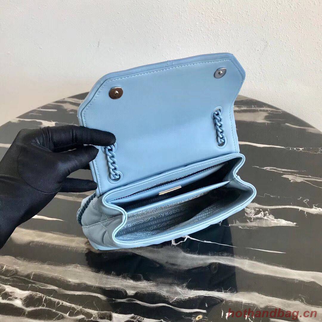 Small Prada Spectrum shoulder bag 1BD233 Blue Small Prada Spectrum shoulder bag 1BD233 Blue