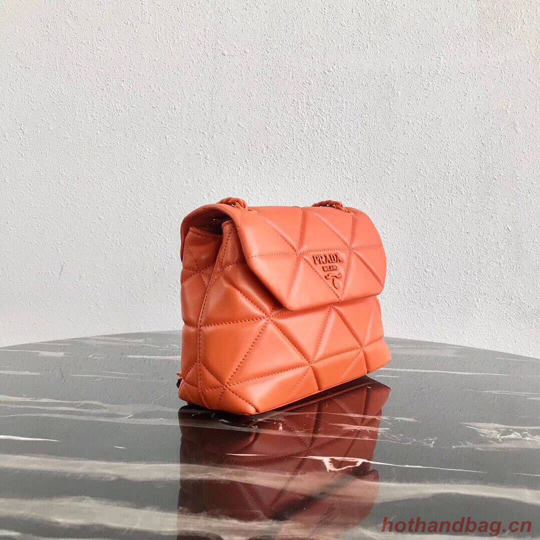 Small Prada Spectrum shoulder bag 1BD233 Orange Small Prada Spectrum shoulder bag 1BD233 Orange