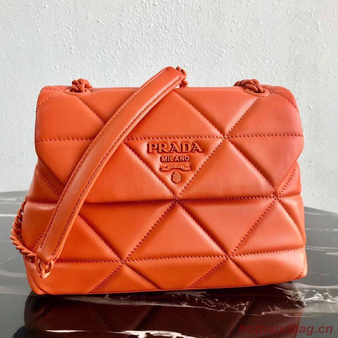 Small Prada Spectrum shoulder bag 1BD233 Orange Small Prada Spectrum shoulder bag 1BD233 Orange