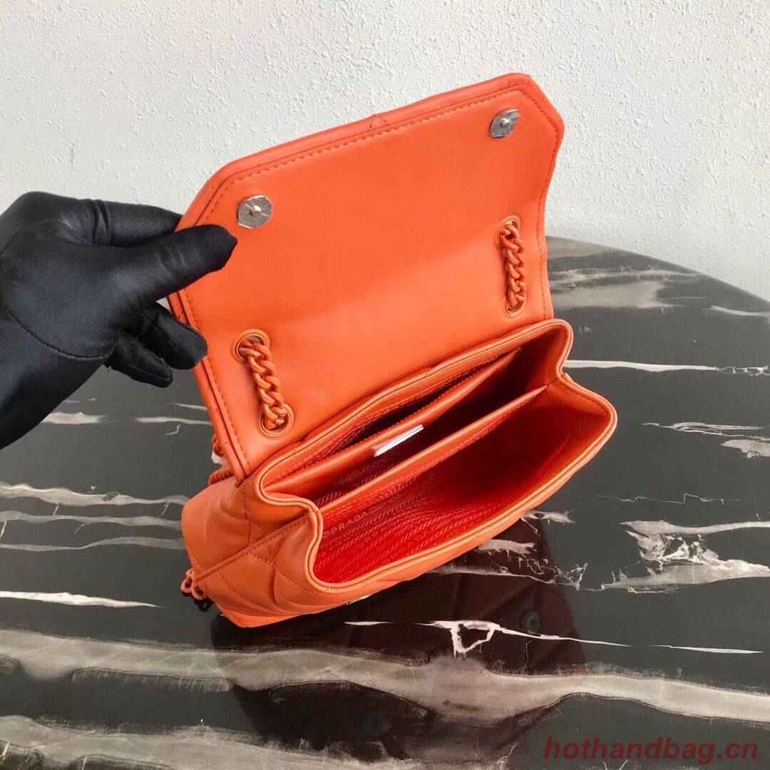 Small Prada Spectrum shoulder bag 1BD233 Orange Small Prada Spectrum shoulder bag 1BD233 Orange