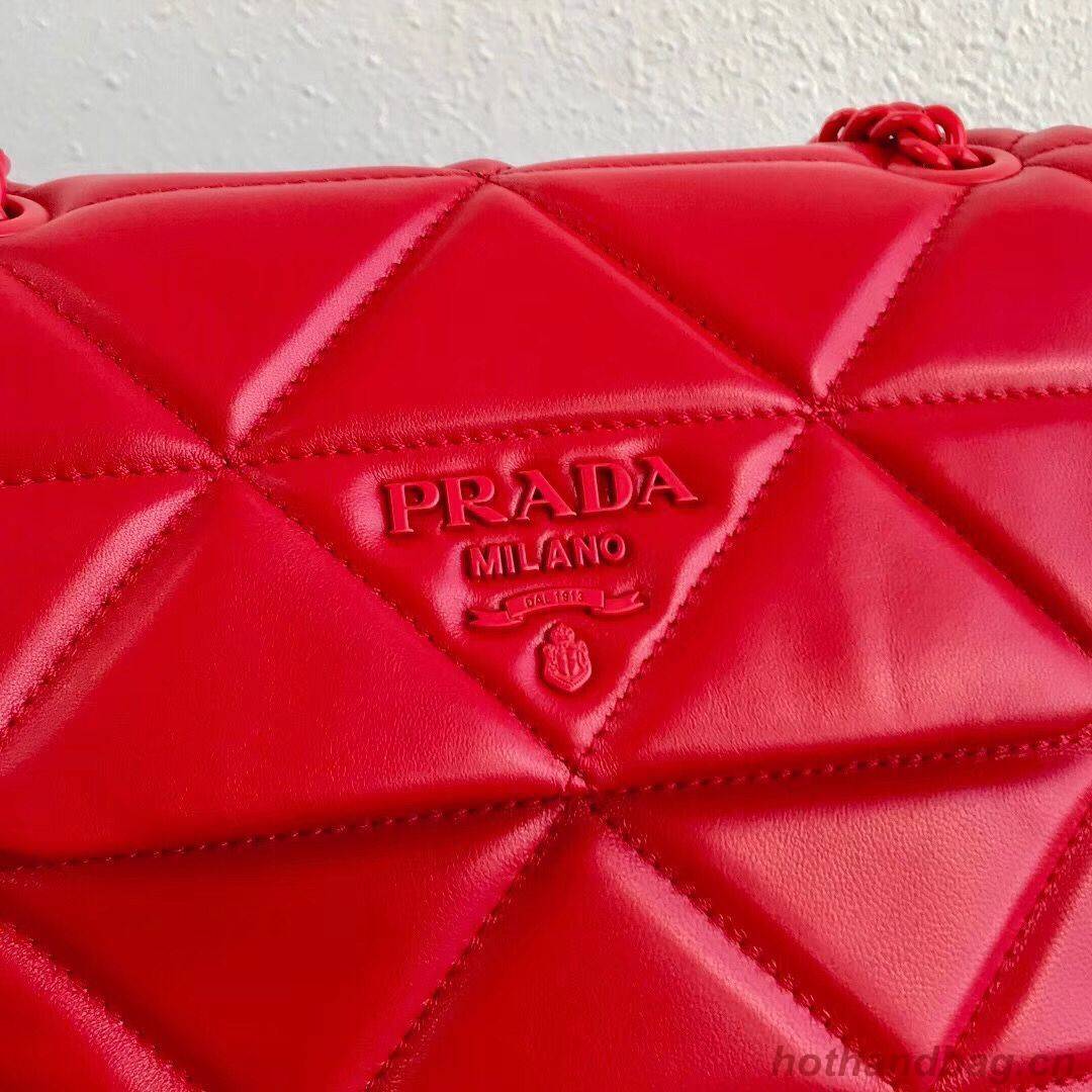 Small Prada Spectrum shoulder bag 1BD233 Red Small Prada Spectrum shoulder bag 1BD233 Red