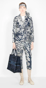 DIOR BLUE DIOR BOOK TOTE CAMOUFLAGE EMBROIDERED CANVAS BAG M1286 DIOR BLUE DIOR BOOK TOTE CAMOUFLAGE EMBROIDERED CANVAS BAG M1286