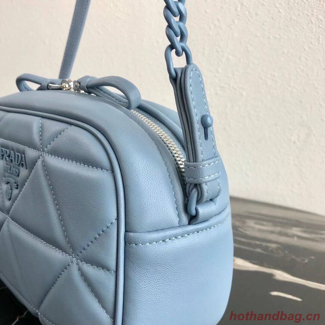 Prada Spectrum shoulder bag 1BH141 light blue Prada Spectrum shoulder bag 1BH141 light blue