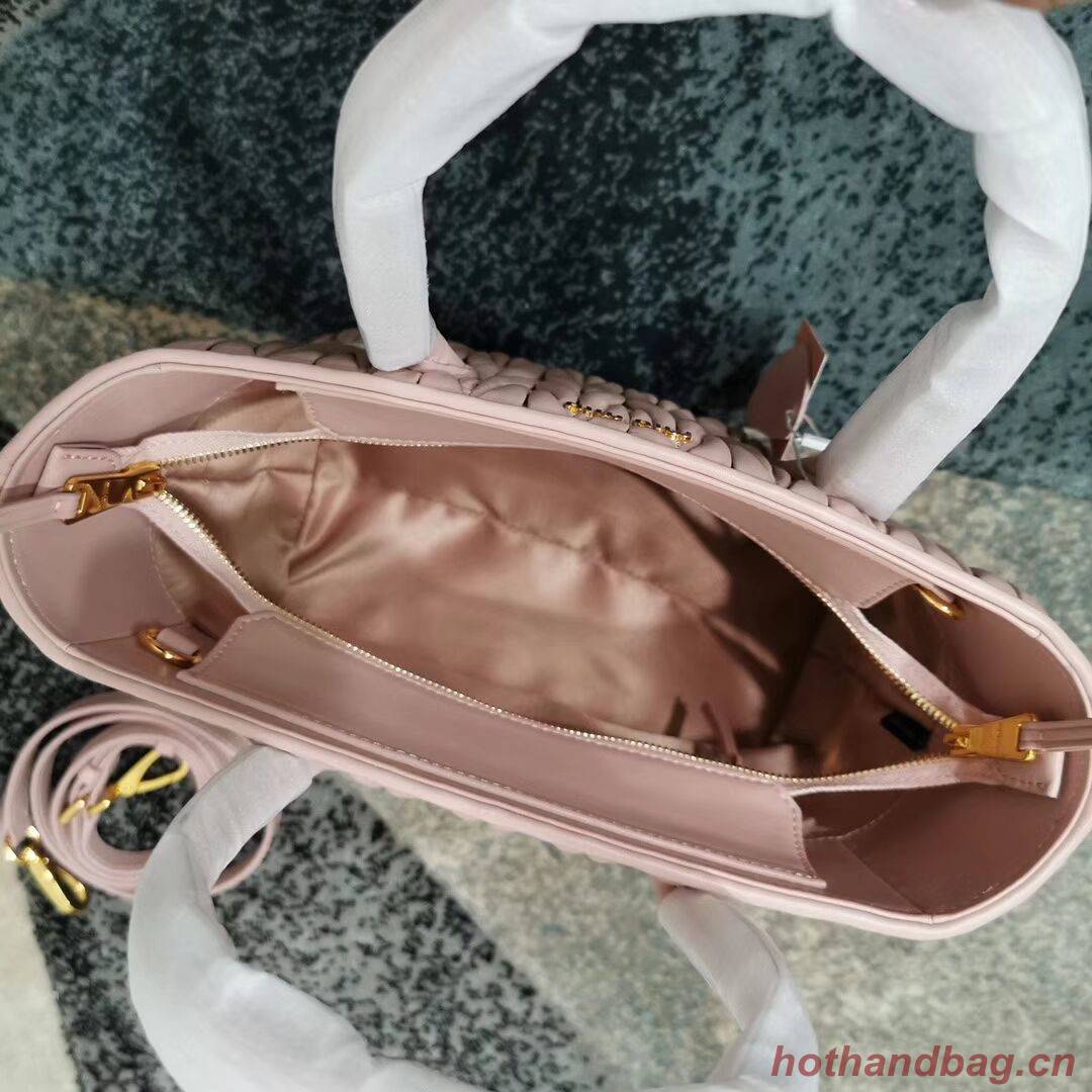 miu miu Matelasse Nappa Leather Top-handle Bag 5BG163 pink miu miu Matelasse Nappa Leather Top-handle Bag 5BG163 pink