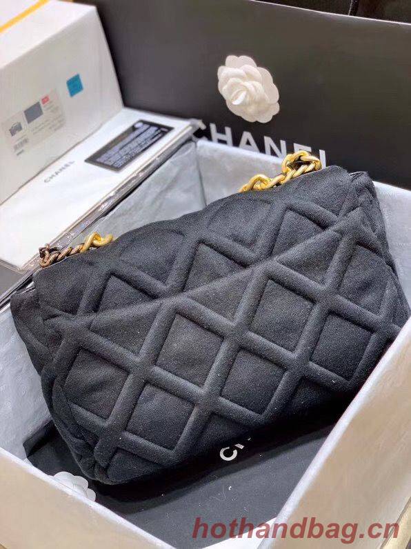 CHANEL 19 Flap Bag AS1160 AS1161 AS1162 Black CHANEL 19 Flap Bag AS1160 AS1161 AS1162 Black