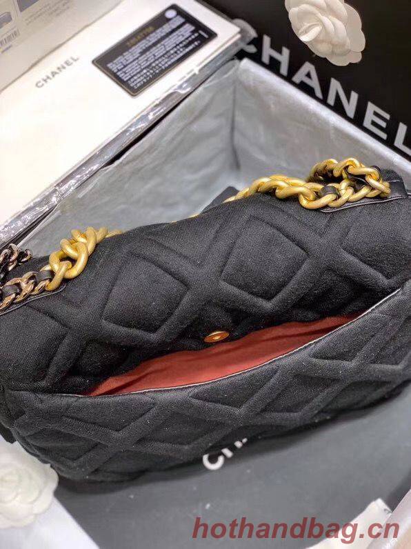 CHANEL 19 Flap Bag AS1160 AS1161 AS1162 Black CHANEL 19 Flap Bag AS1160 AS1161 AS1162 Black