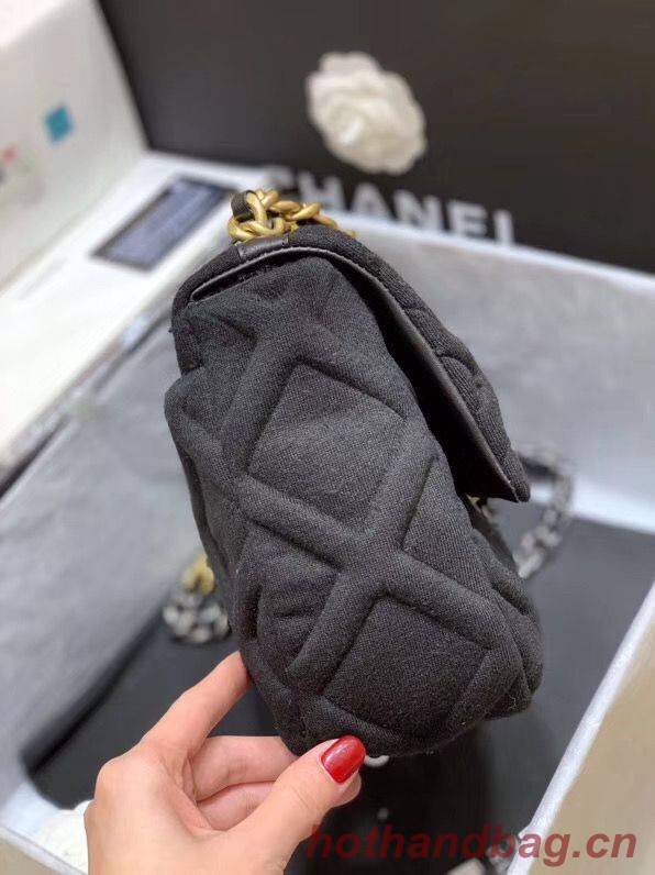 CHANEL 19 Flap Bag AS1160 AS1161 AS1162 Black CHANEL 19 Flap Bag AS1160 AS1161 AS1162 Black