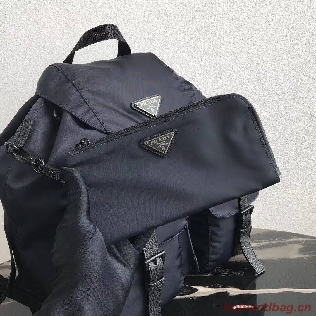 Prada Re-Nylon backpack 1BZ811 black&green Prada Re-Nylon backpack 1BZ811 black&green