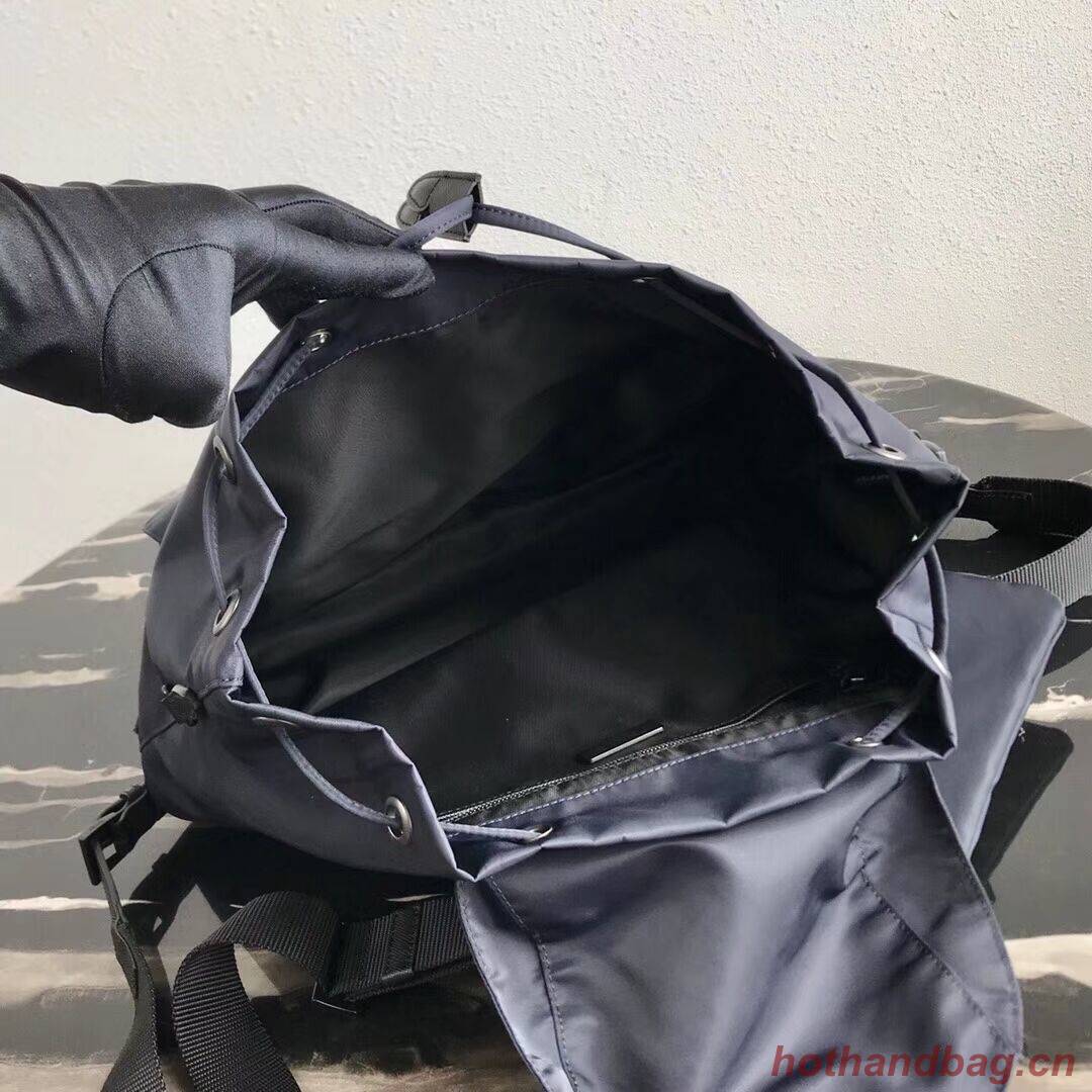 Prada Re-Nylon backpack 1BZ811 black&red Prada Re-Nylon backpack 1BZ811 black&red