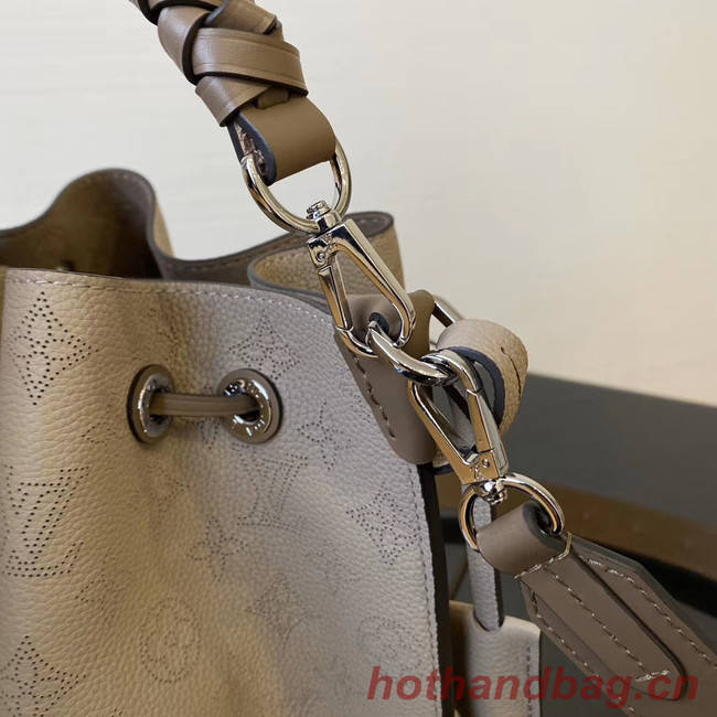 Louis Vuitton original Mahina Leather MURIA M55800 grey