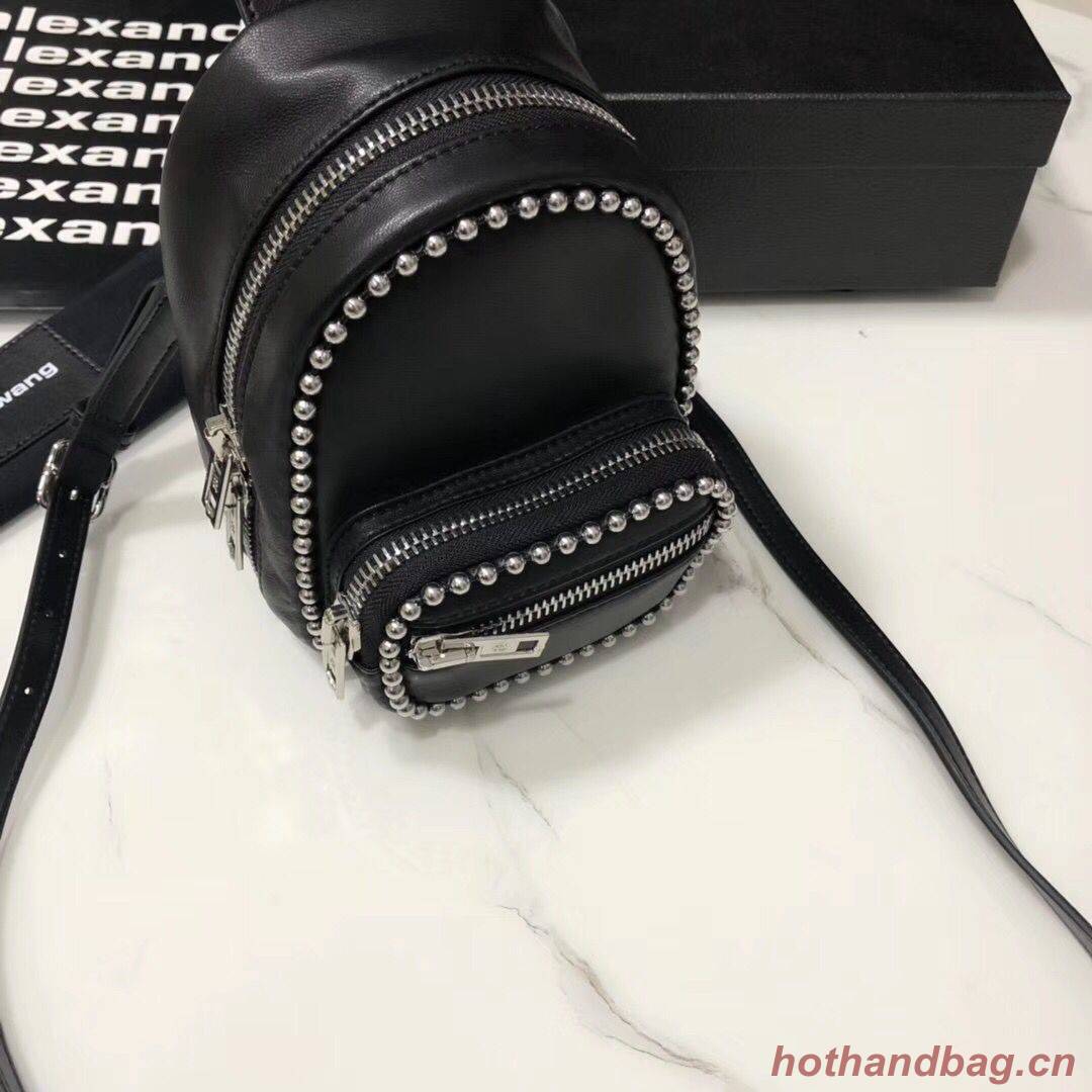 Alexander Wang leather Mini knapsack 0003 black Alexander Wang leather Mini knapsack 0003 black