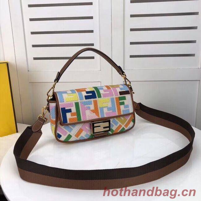 FENDI fabric bag F0386 Rainbow FENDI fabric bag F0386 Rainbow
