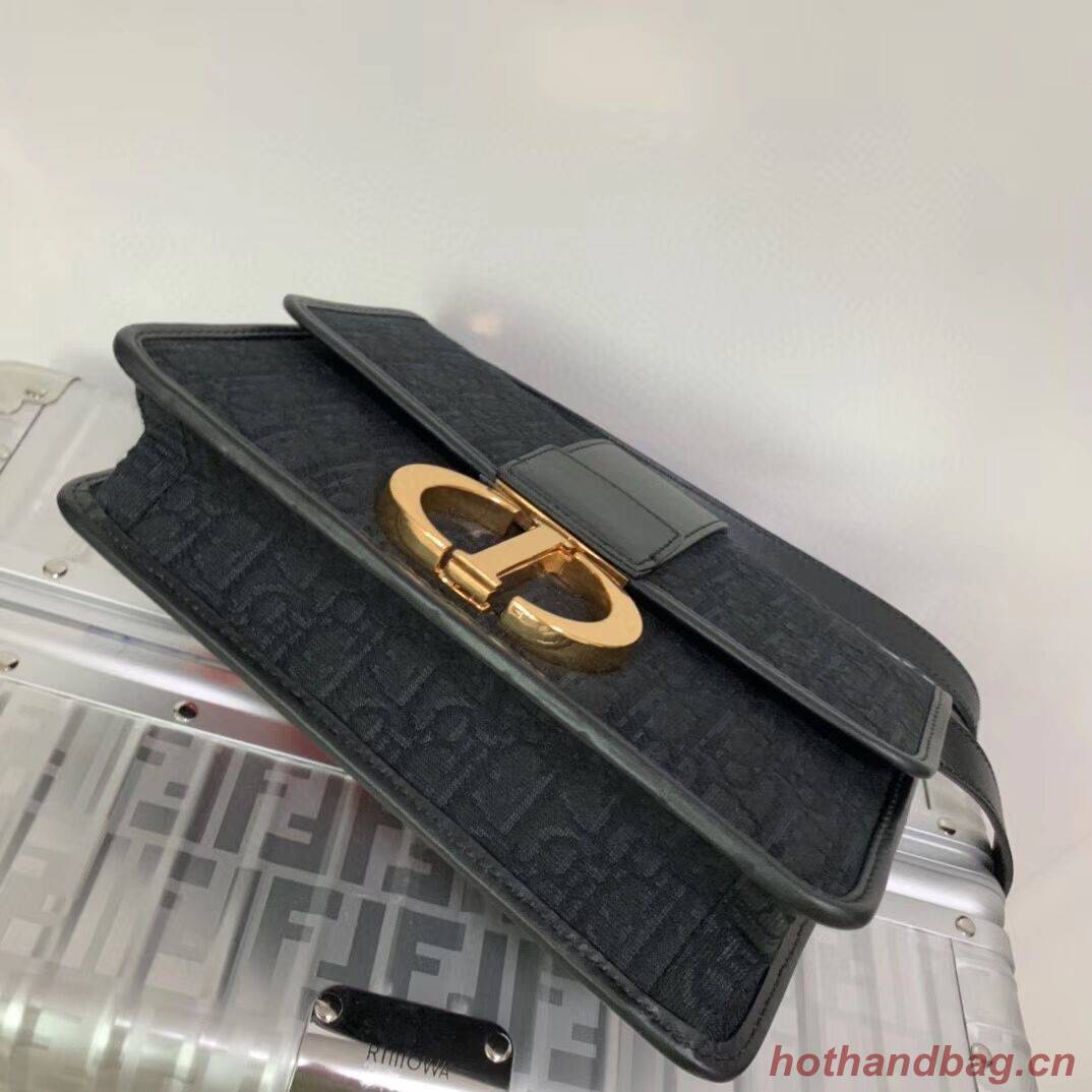 Dior 30 MONTAIGNE CANVAS BAG C9203 black Dior 30 MONTAIGNE CANVAS BAG C9203 black