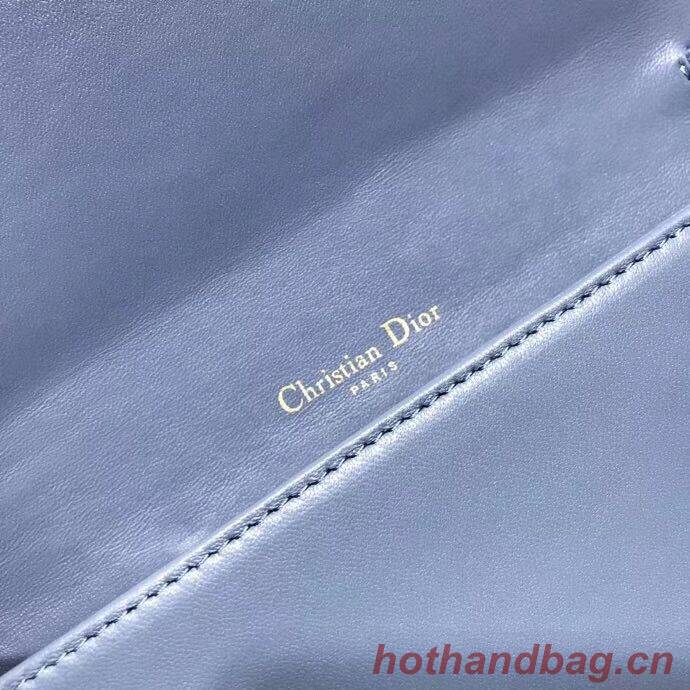 LADY DIOR CALFSKIN WALLET C9025A blue LADY DIOR CALFSKIN WALLET C9025A blue